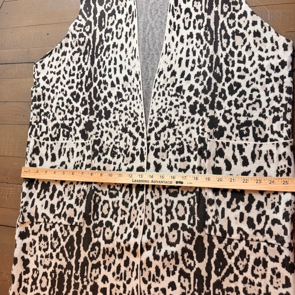 Rachel Rachel Roy NWT Leopard Print Sleeveless Vest | Animal Print Layering 3X - Picture 9 of 13